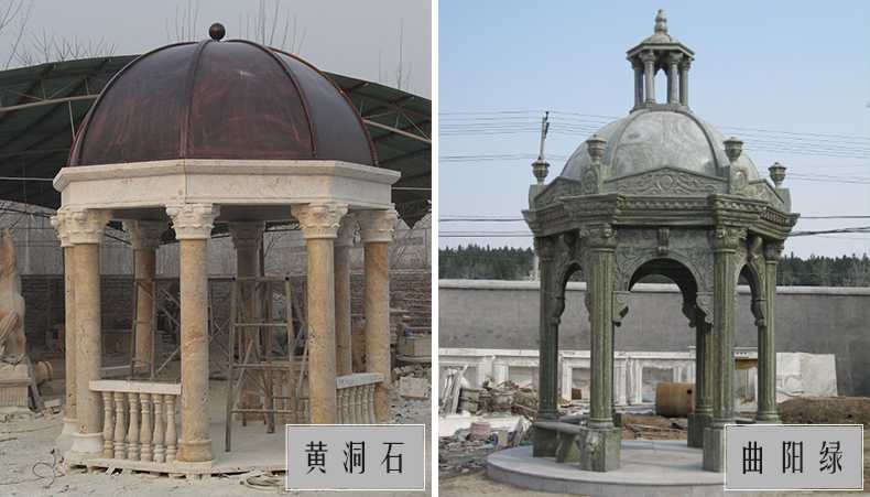 歐式景觀亭子，石雕大理石亭子，河北涼亭廠家