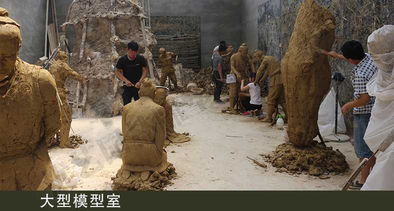 銅雕塑模型室，銅雕塑模型